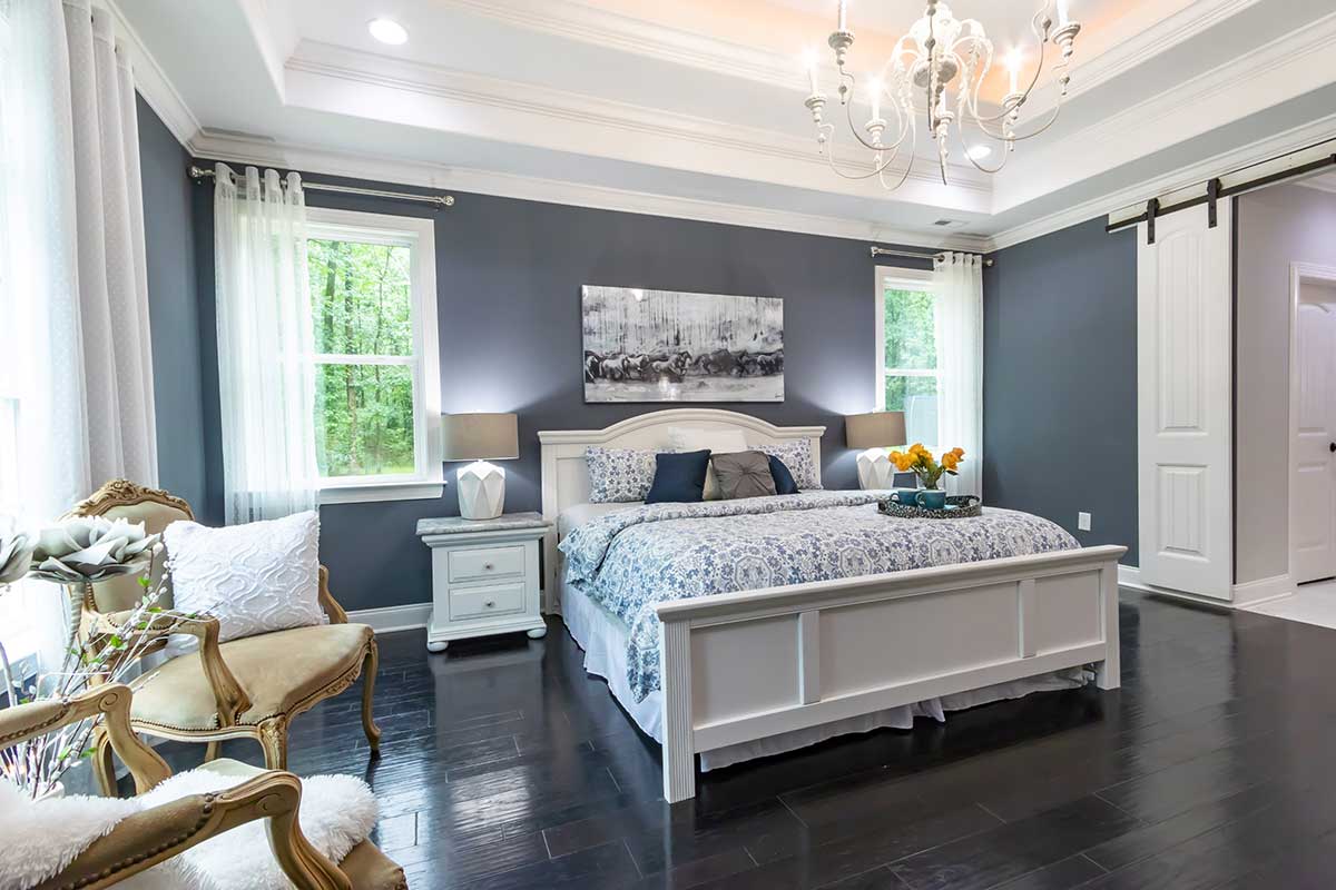 Bedroom and living room